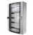 Tracon TGE609020 Maszkolt fém szekrény, 120 modul, 5 sor, átlátszó ajtóval, 900x600x200, IP54, falon kívüli
