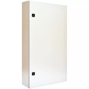   Tracon TGEF6010520, Fémajtós fém elosztószekrény W×L×H=600×1050×200 / 144M (6×24) , IP54