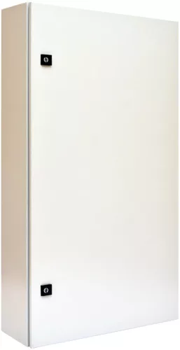 Tracon TGEF6010520, Fémajtós fém elosztószekrény W×L×H=600×1050×200 / 144M (6×24) , IP54