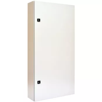   Tracon TGEF6012020 Fémajtós fém elosztószekrény W×L×H=600×1200×200 / 168M (7×24) , IP54