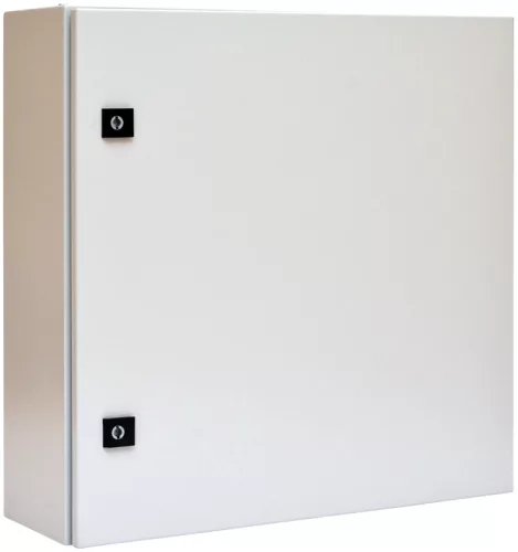 Tracon TGEF606020, Fémajtós fém elosztószekrény W×L×H=600×600×200 / 72M (3×24), IP54