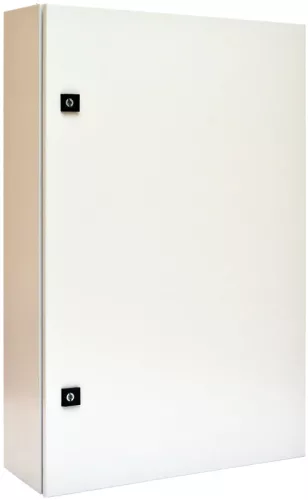 Tracon TGEF607520, Fémajtós fém elosztószekrény W×L×H=600×750×200 / 96M (4×24) , IP54