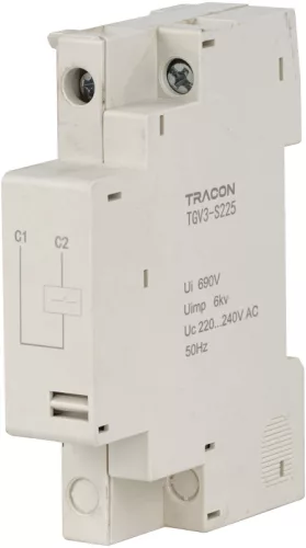 Tracon TGV3-S225 Munkaáramú kioldó 230V, 50Hz, 70-110%