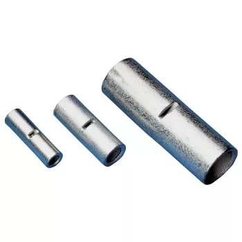   Tracon TH120, Szigeteletlen toldóhüvely, ónozott elektrolitréz 120mm2, (d1=15mm, L=38mm)