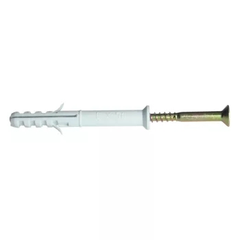   Tracon THC10100 Hosszított tipli+csavar, szürke M10×100mm, PA6.6