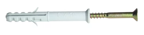 Tracon THC10135 Hosszított tipli+csavar, szürke M10×135mm, PA6.6