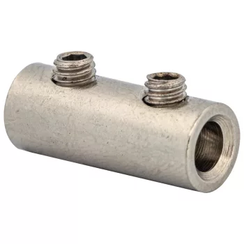   Tracon THCS10 Szigeteletlen toldóhüvely csavarral, ónozott 10mm2, (d1=4,5mm, L=30mm)