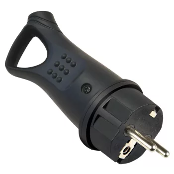Tracon TICS-012GH védőérintkezős csatlakozó 16A, 250V, 2P+E, IP44