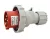 Tracon TICS-0142H ipari csatlakozódugó 16A, 400V, 3P+E, 6h, IP67
