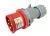 Tracon TICS-014H ipari csatlakozódugó 16A, 400V, 3P+E, 6h, IP44