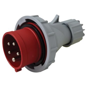   Tracon TICS-0152PF Fázisfordítós ipari csatlakozó dugó külső tömszelencével 16A, 400V, 3P+N+E, 6h, IP67