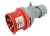 Tracon TICS-015H ipari csatlakozódugó 16A, 400V, 3P+N+E, 6h, IP44