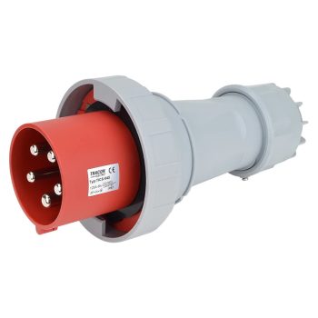   Tracon TICS-045 Ipari csatlakozó dugó, fokozott védelemmel 125A, 400V, 3P+N+E, 6h, IP67