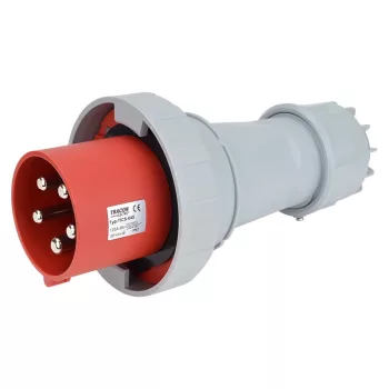 Tracon TICS-045 ipari csatlakozódugó 125A, 400V, 3P+N+E, 6h, IP67