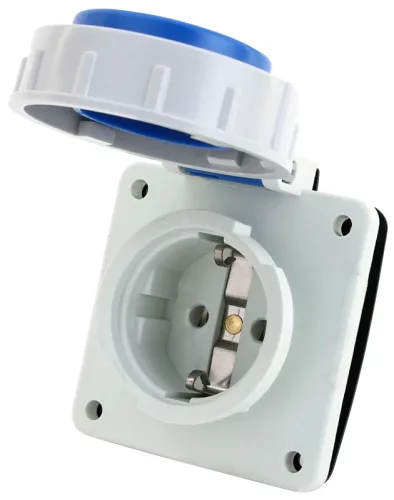 Tracon TICS-105S67 védőérintkezős csatlakozó 16A, 250V, 2P+E, IP67