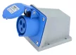 Tracon TICS-113 ipari csatlakozóaljzat 16A, 250V, 2P+E, 6h, IP44