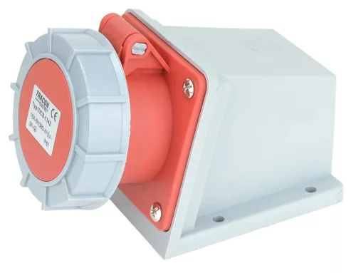 Tracon TICS-1142 ipari csatlakozóaljzat 16A, 400V, 3P+E, 6h, IP67