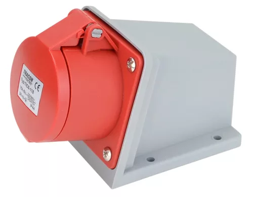 Tracon TICS-115 ipari csatlakozóaljzat 16A, 400V, 3P+N+E, 6h, IP44