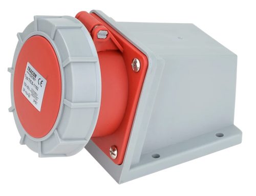 Tracon TICS-1152 Felületre szerelhető ipari csatlakozóaljzat 16A, 400V, 3P+N+E, 6h, IP67