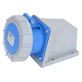 Tracon TICS-1232 ipari csatlakozóaljzat 32A, 250V, 2P+E, 6h, IP67