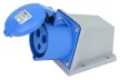 Tracon TICS-123 ipari csatlakozóaljzat 32A, 250V, 2P+E, 6h, IP44