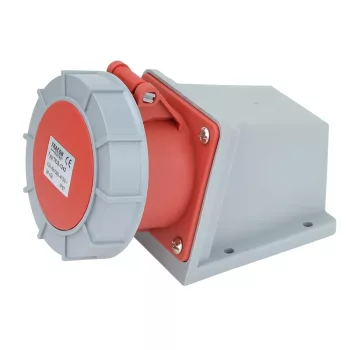 Tracon TICS-1242 ipari csatlakozóaljzat 32A, 400V, 3P+E, 6h, IP67
