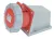 Tracon TICS-1242 ipari csatlakozóaljzat 32A, 400V, 3P+E, 6h, IP67