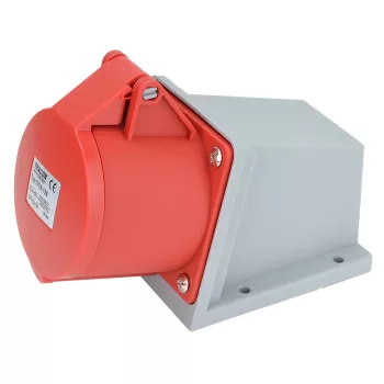 Tracon TICS-125 ipari csatlakozóaljzat 32A, 400V, 3P+N+E, 6h, IP44