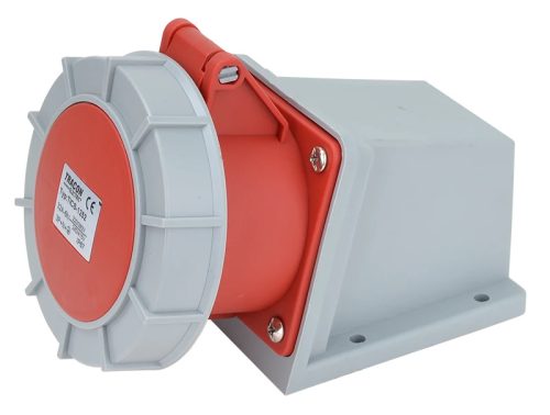 Tracon TICS-1252 Felületre szerelhető ipari csatlakozóaljzat 32A, 400V, 3P+N+E, 6h, IP67
