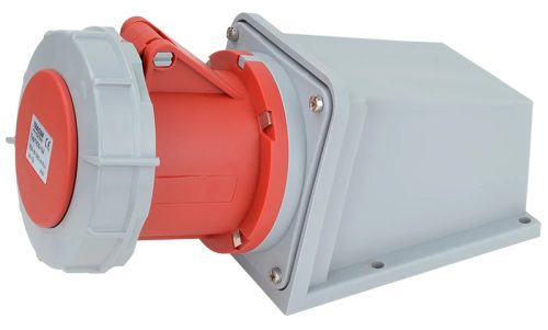 Tracon TICS-134 Felületre szerelhető ipari csatlakozóaljzat 63A, 400V, 3P+E, 6h, IP67