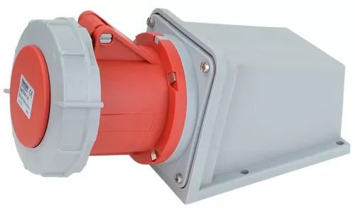 Tracon TICS-134 ipari csatlakozóaljzat 63A, 400V, 3P+E, 6h, IP67