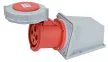 Tracon TICS-134 ipari csatlakozóaljzat 63A, 400V, 3P+E, 6h, IP67
