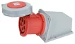 Tracon TICS-135 ipari csatlakozóaljzat 63A, 400V, 3P+N+E, 6h, IP67
