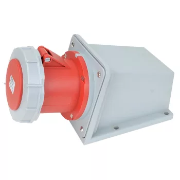 Tracon TICS-144 ipari csatlakozóaljzat 125A, 400V, 3P+E, 6h, IP67