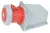 Tracon TICS-144 ipari csatlakozóaljzat 125A, 400V, 3P+E, 6h, IP67