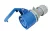 Tracon TICS-213H ipari csatlakozóaljzat 16A, 230V, 2P+E, 6h, IP44