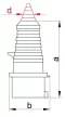 Tracon TICS-214L ipari csatlakozóaljzat 16A, 400V, 3P+E, 6h, IP44