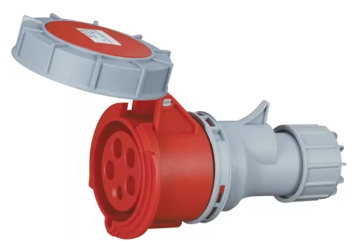Tracon TICS-2152H ipari csatlakozóaljzat 16A, 400V, 3P+N+E, 6h, IP67