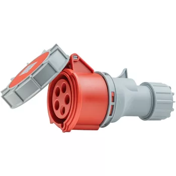 Tracon TICS-2252H ipari csatlakozóaljzat 32A, 400V, 3P+N+E, 6h, IP67