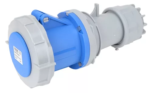 Tracon TICS-233 ipari csatlakozóaljzat 63A, 250V, 2P+E, 6h, IP67