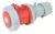 Tracon TICS-234 ipari csatlakozóaljzat 63A, 400V, 3P+E, 6h, IP67