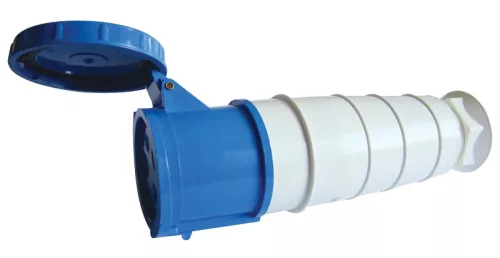 Tracon TICS-243 ipari csatlakozóaljzat 125A, 250V, 2P+E, 6h, IP67