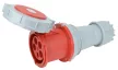 Tracon TICS-245 ipari csatlakozóaljzat 125A, 400V, 3P+N+E, 6h, IP67