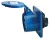 Tracon TICS-413 ipari csatlakozóaljzat 16A, 250V, 2P+E, 6h, IP44