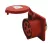 Tracon TICS-415 ipari csatlakozóaljzat 16A, 400V, 3P+N+E, 6h, IP44