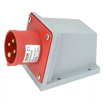 Tracon TICS-514 ipari csatlakozódugó 16A, 400V, 3P+E, 6h, IP44