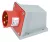 Tracon TICS-514 ipari csatlakozódugó 16A, 400V, 3P+E, 6h, IP44