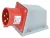 Tracon TICS-524 ipari csatlakozódugó 32A, 400V, 3P+E, 6h, IP44