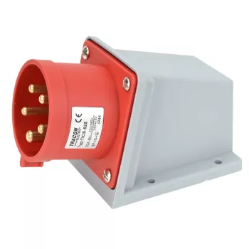 Tracon TICS-525 ipari csatlakozódugó 32A, 400V, 3P+N+E, 6h, IP44