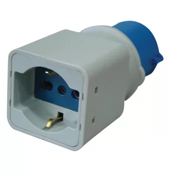 Tracon TICS-A1 csatlakozó adapter 16A, 250V, 2P+E, 6h